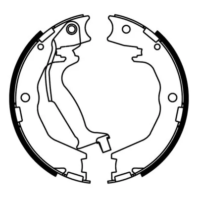 C00329ABE ABE Гальмівні колодки ручника