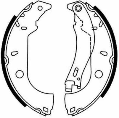 Колодки гальмові задні, барабанні ABE C0F007ABE ціна, від 19.74 USD