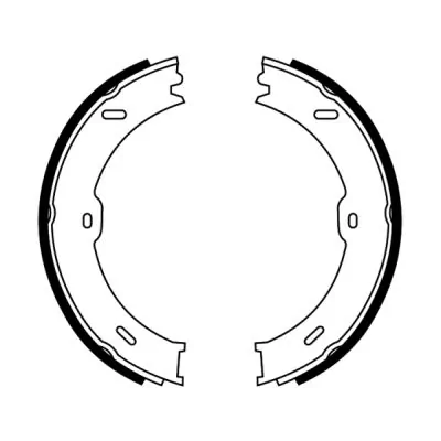 Колодки ручника / стоянкового гальма ABE CRM009ABE ціна, від 20.24 USD