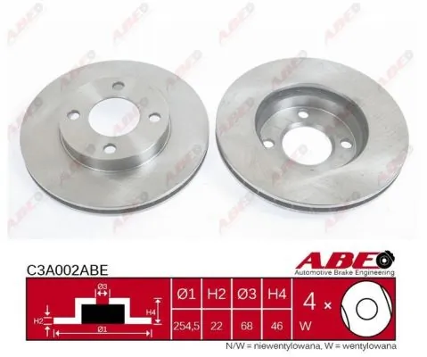 Диск переднього гальма Cifam 800061 ціна, від 31.79 USD