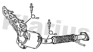 Конвертор-каталізатор (каталітичний нейтралізатор) Ford S-Max мінівен (CA1) (2006 - 2014) ціна, від 405.86 USD