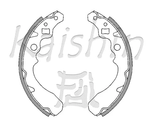 Колодки гальмові задні, барабанні 0449587211 Daihatsu