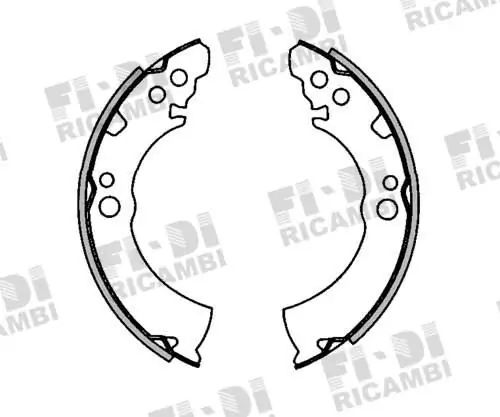 Купити C01003JC Japan Cars Колодки гальмові задні, барабанні