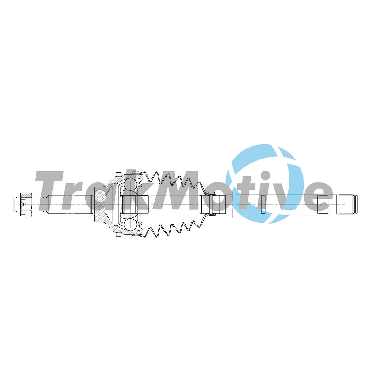 Купити 0025448 GKN-Spidan Піввісь права