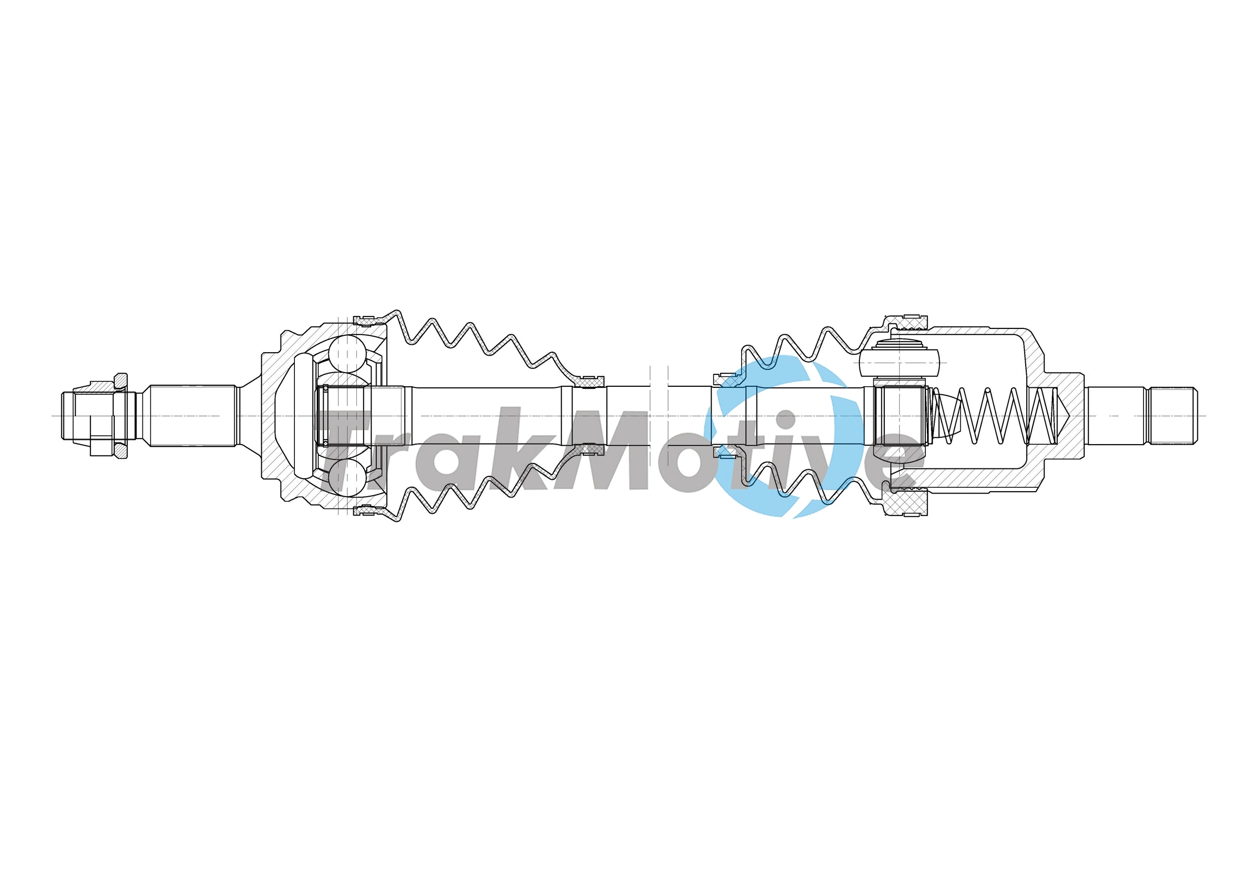 9677915180 Peugeot/Citroen Привід лівий
