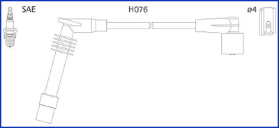Дроти запалювання Hans Pries (Topran) 202531755 ціна, від 24.24 USD