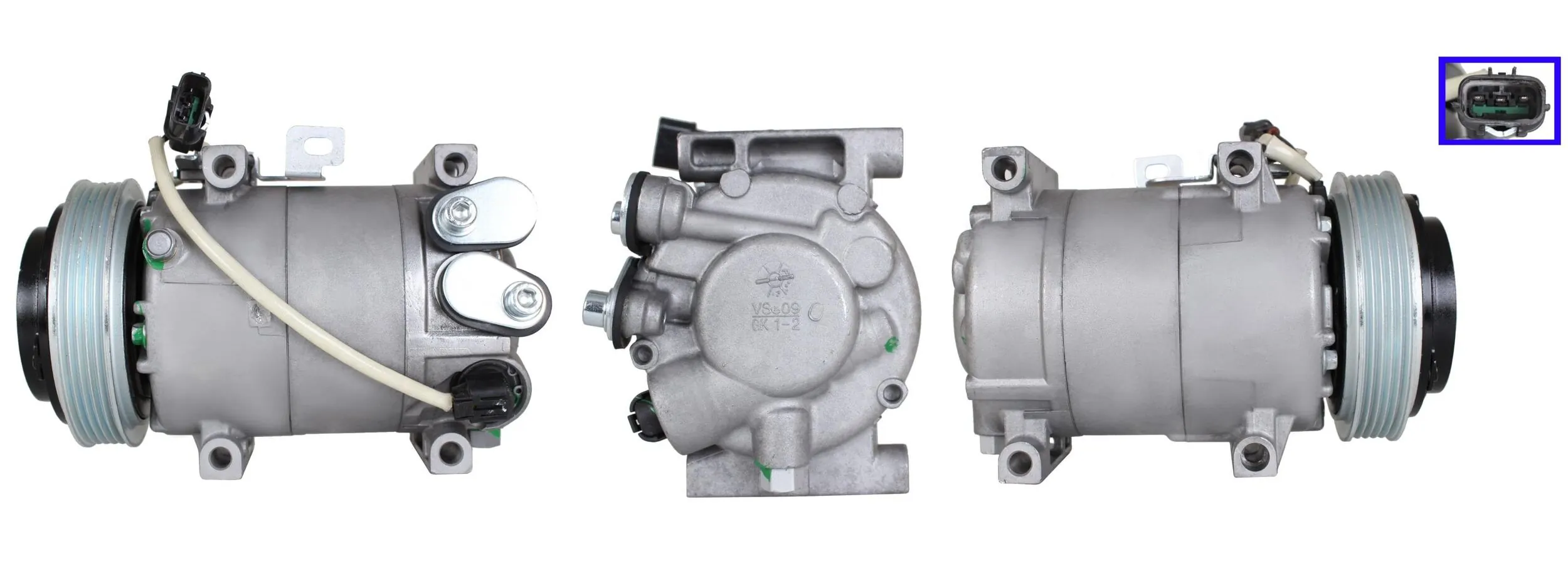 Компресор системи кондиціювання Polcar 41A1KS4X ціна, від 91.27 USD