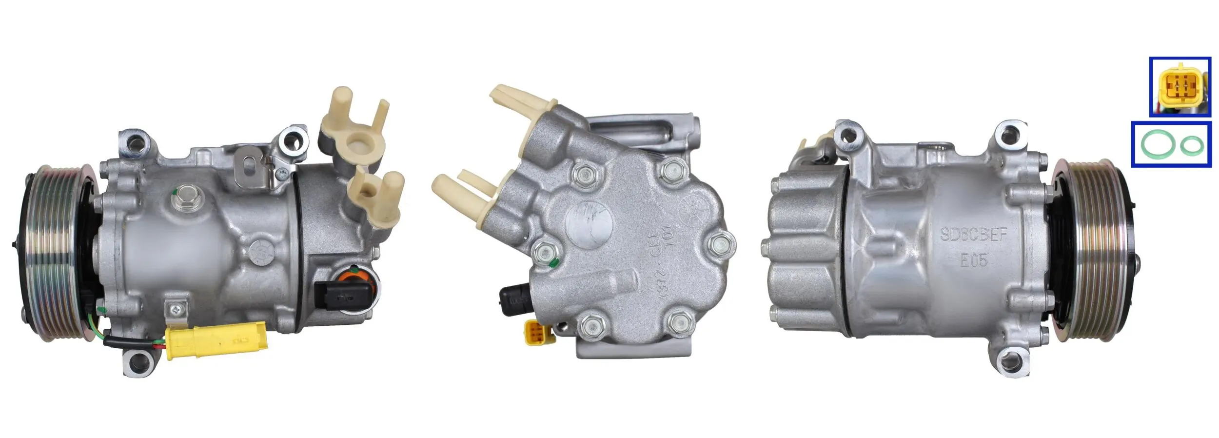 Компресор системи кондиціювання Peugeot/Citroen 1611587380 ціна, від 324.96 USD