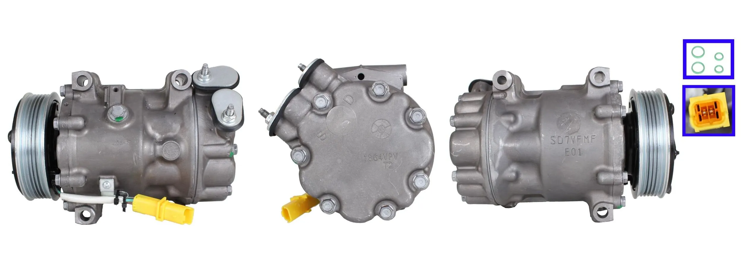 Компресор кондиціонера 1671554080 Peugeot/Citroen