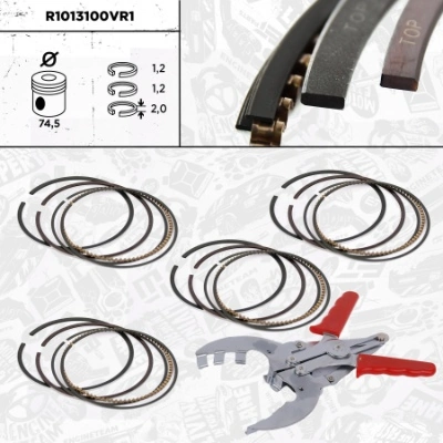 Кільця поршневі на 1 циліндр, STD. NE/NPR 120050005400 ціна, від 15.28 USD