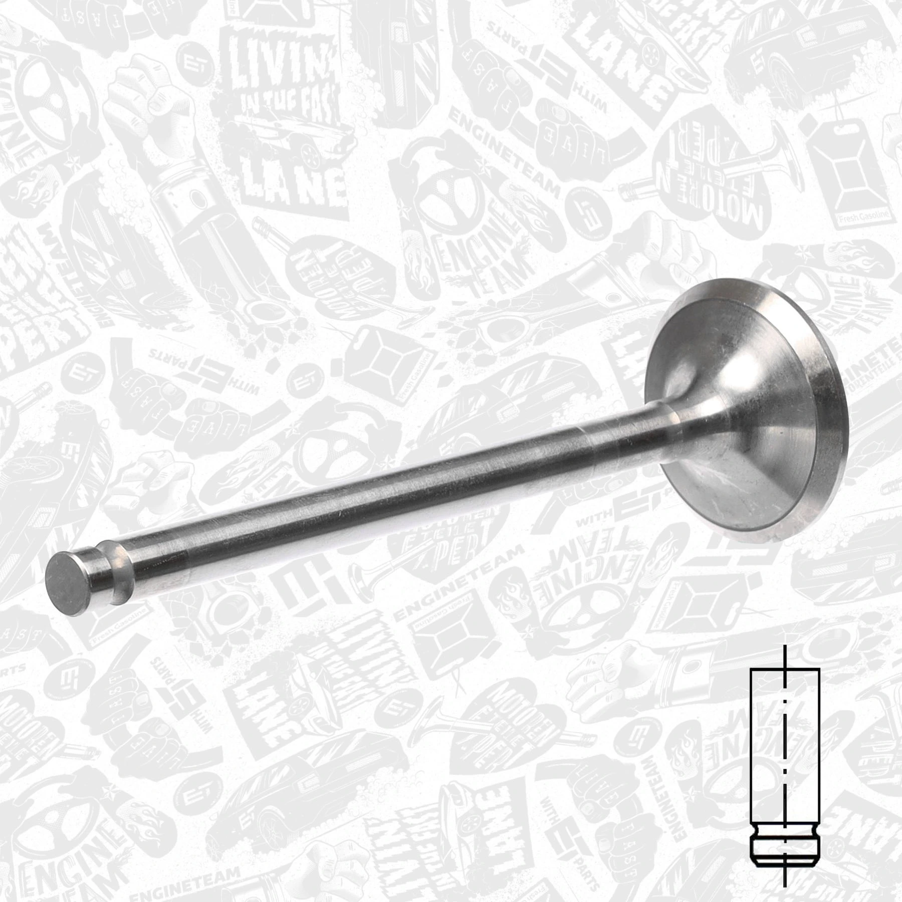 Клапан впускний 2912S Gieffe