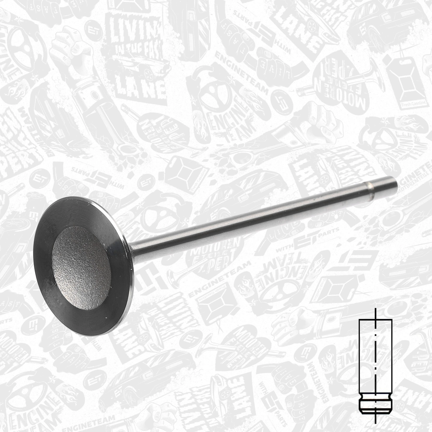 Клапан впускний 1006S Gieffe