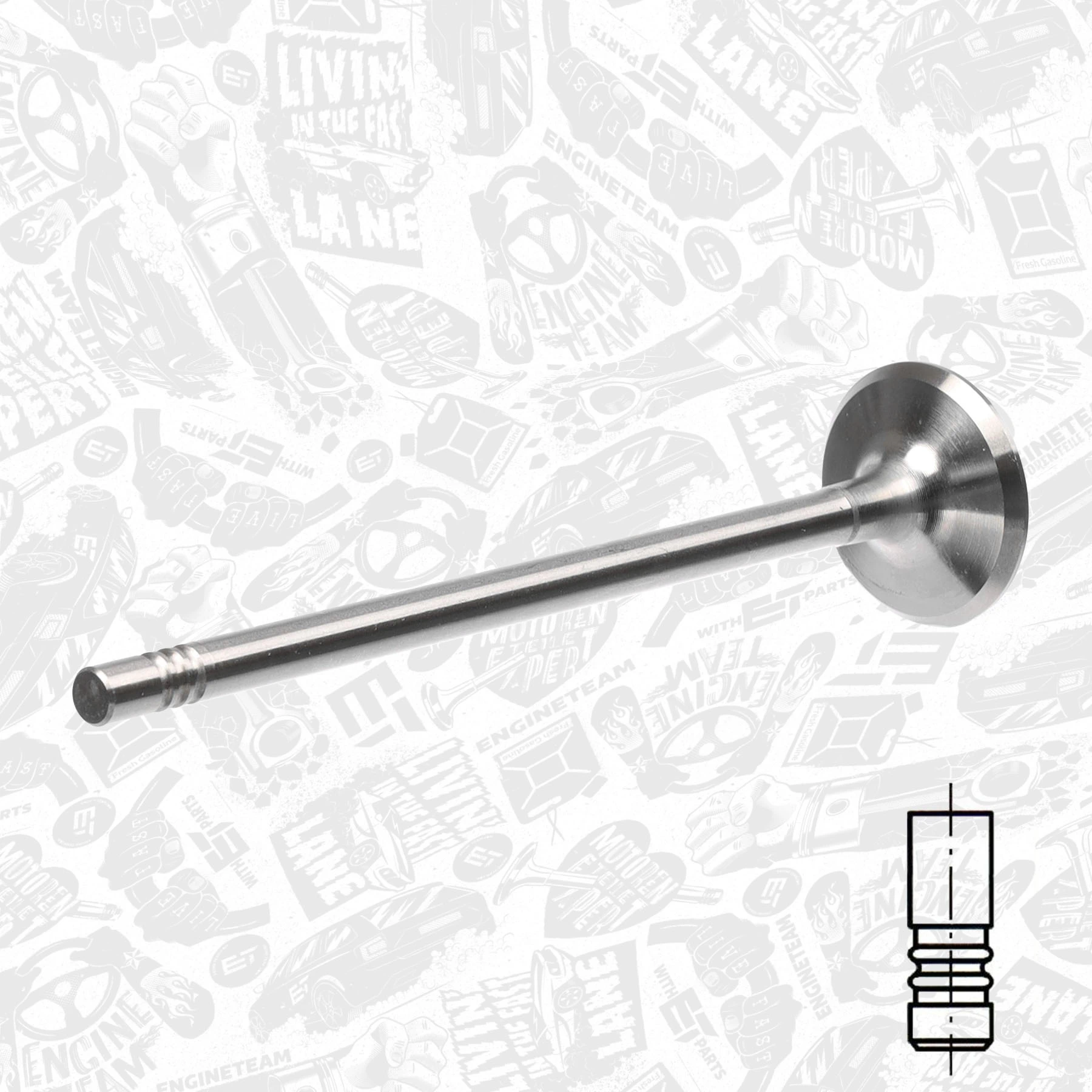 Клапан впускний Gieffe 1704S ціна, від 5.89 USD