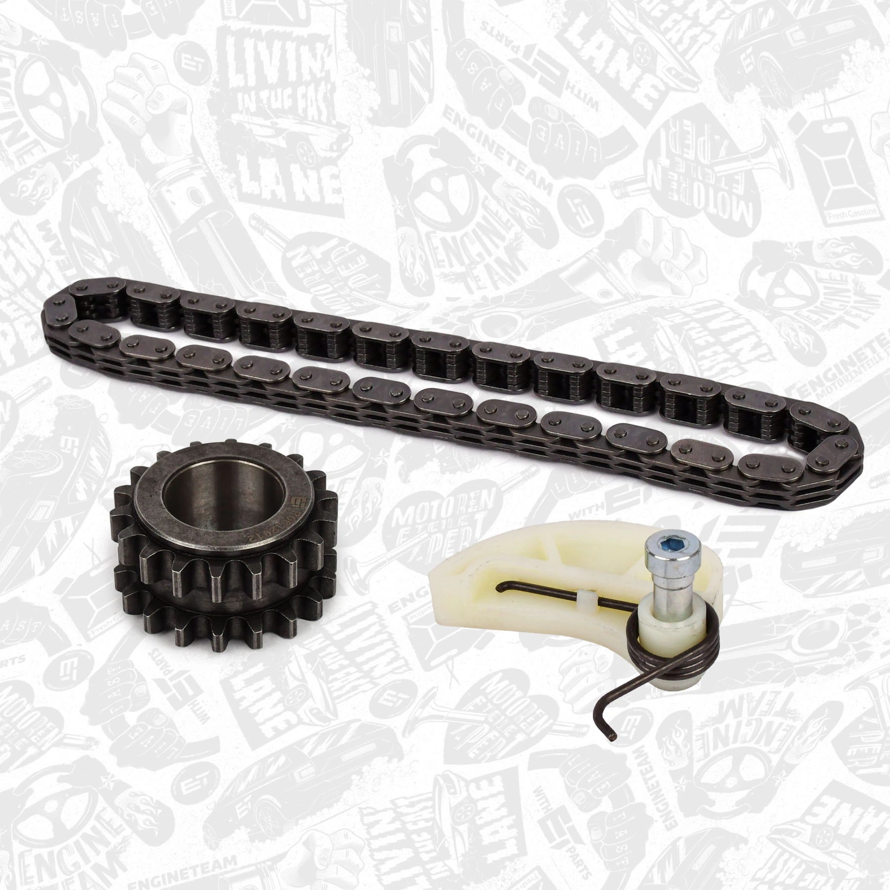 Ланцюг масляного насоса, комплект ET Engineteam RS0047 ціна, від 55.99 USD
