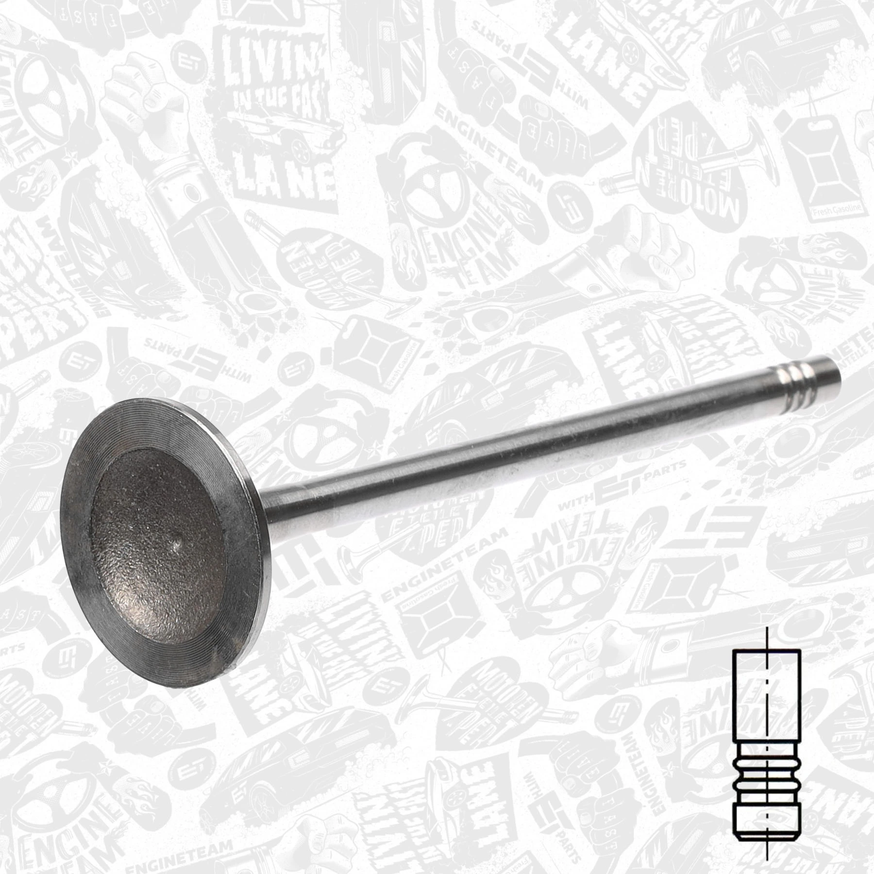 Клапана і штовхачі Gunes 6163