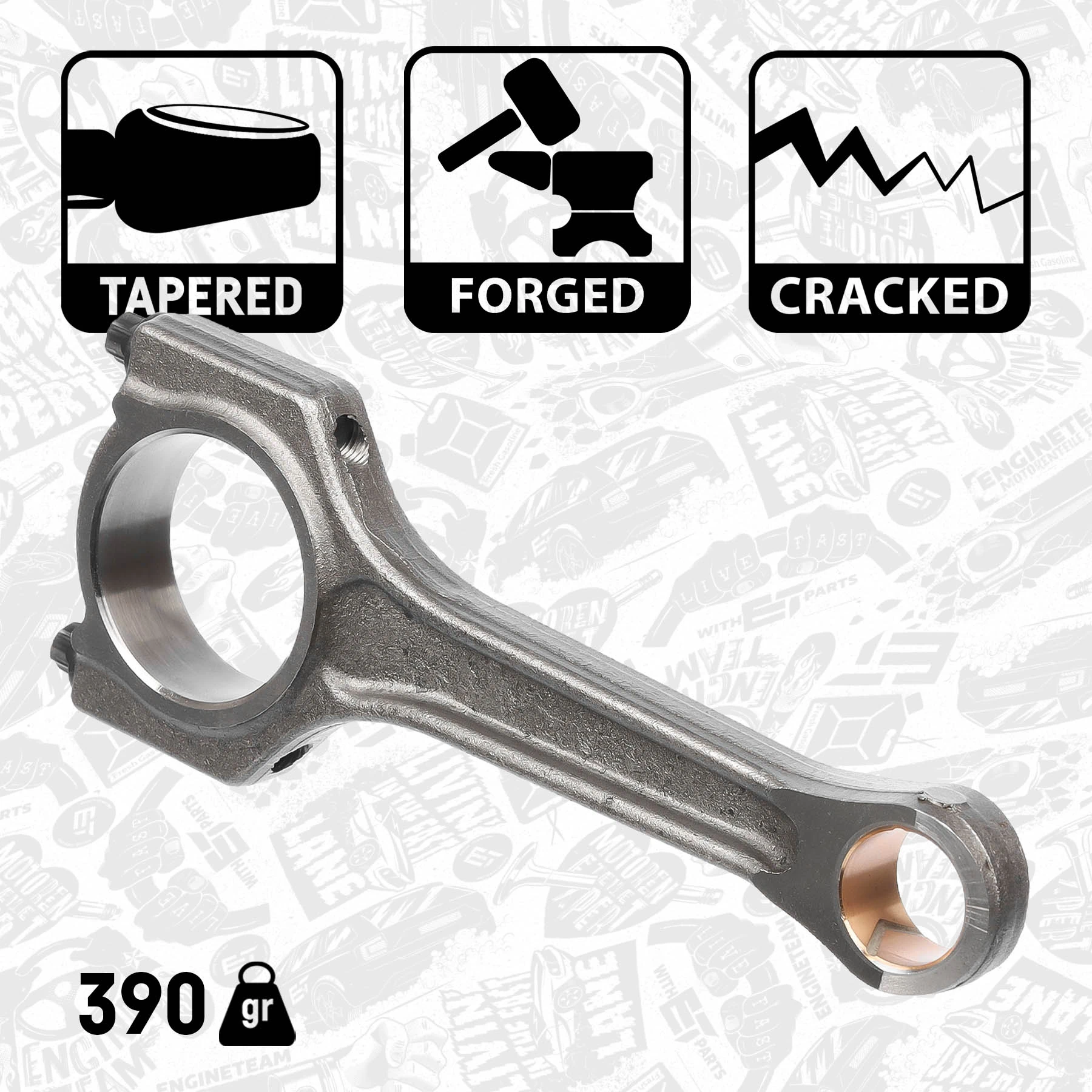 Шатун поршня ДВЗ Kolbenschmidt 50009248 ціна, від 52.60 USD