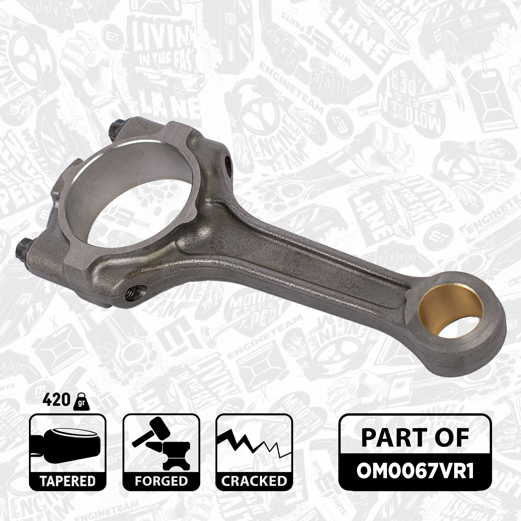 Шатун поршня двигуна 55568465 Peugeot/Citroen