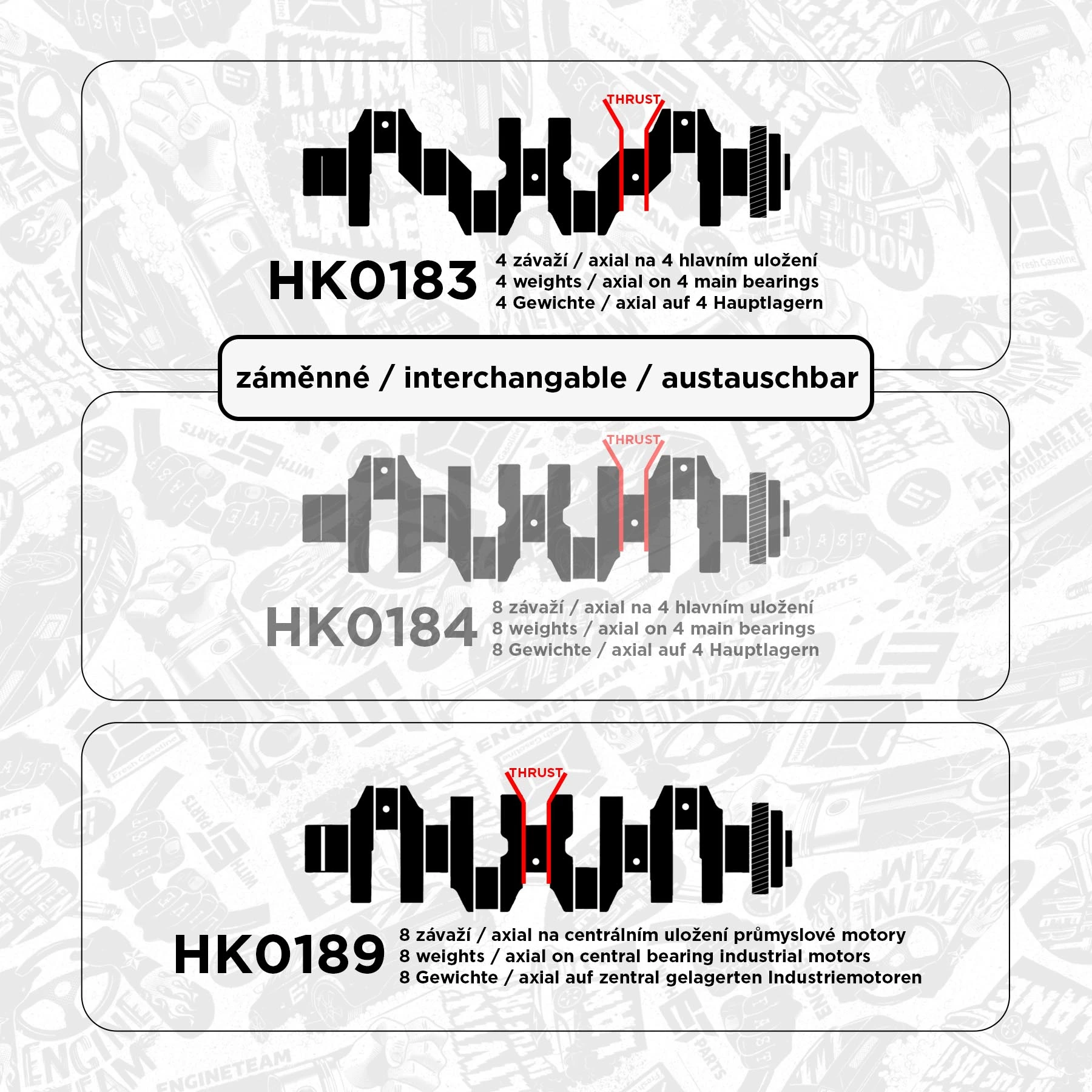 Вал колінчастий і маховик Mercedes Sprinter II 5-t фургон (906) (2006 - 2020) ціна, від 464.85 USD
