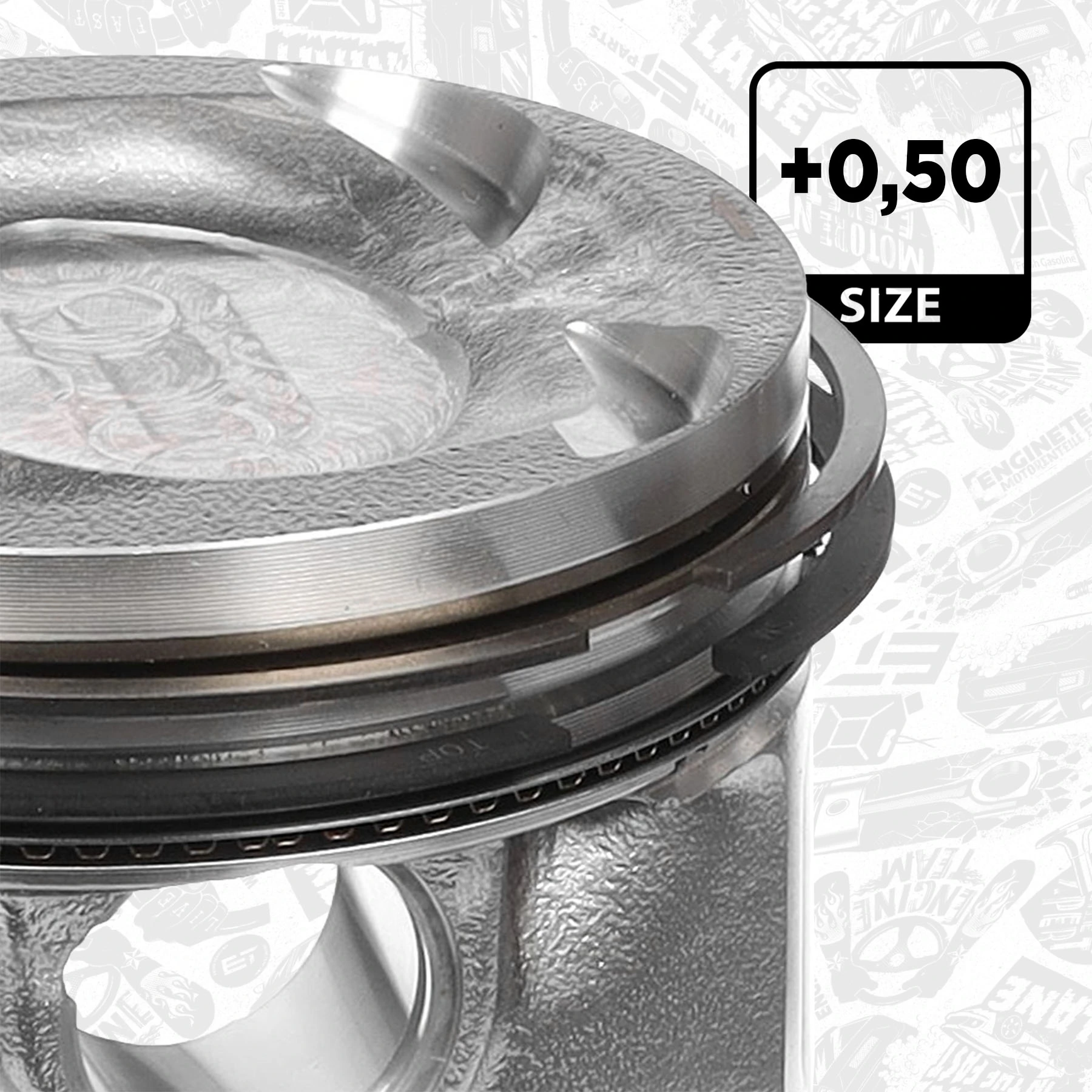 Поршня, 2-й ремонт (+0,50) Mahle Original 028PI00131002 ціна, від 79.31 USD