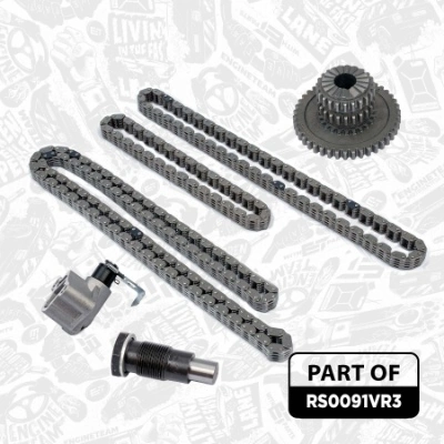 RS0091VR3 ET Engineteam Ланцюг ГРМ, комплект