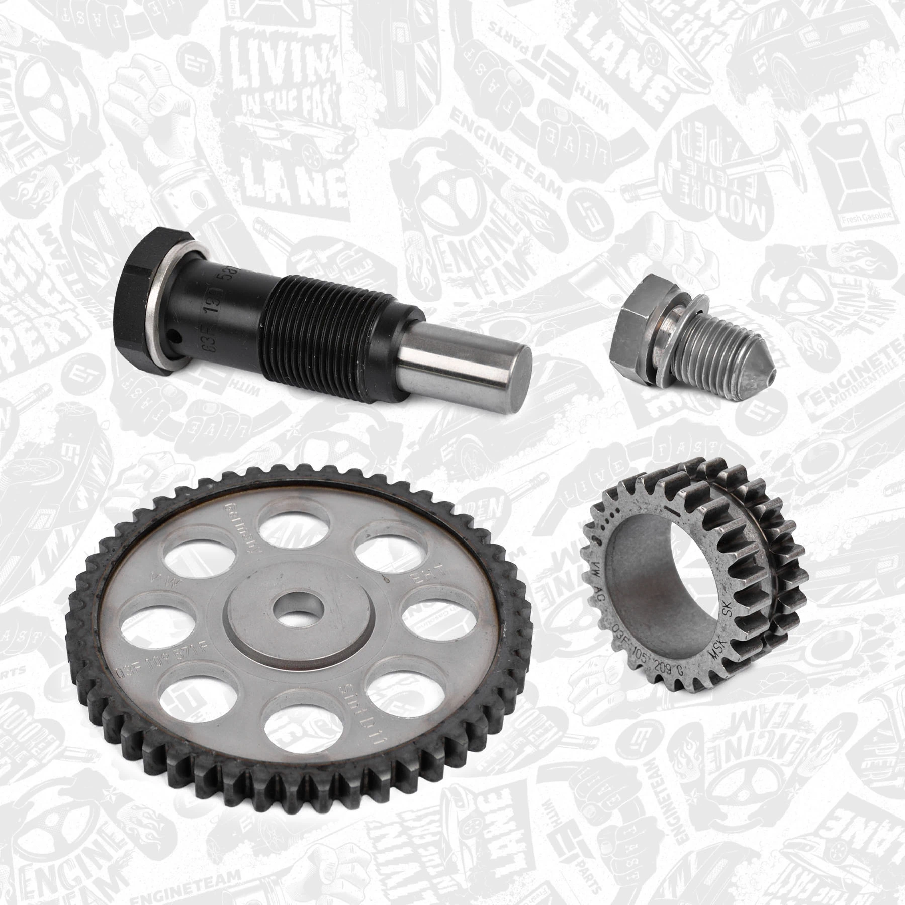 RS0089 ET Engineteam Ланцюг ГРМ, комплект