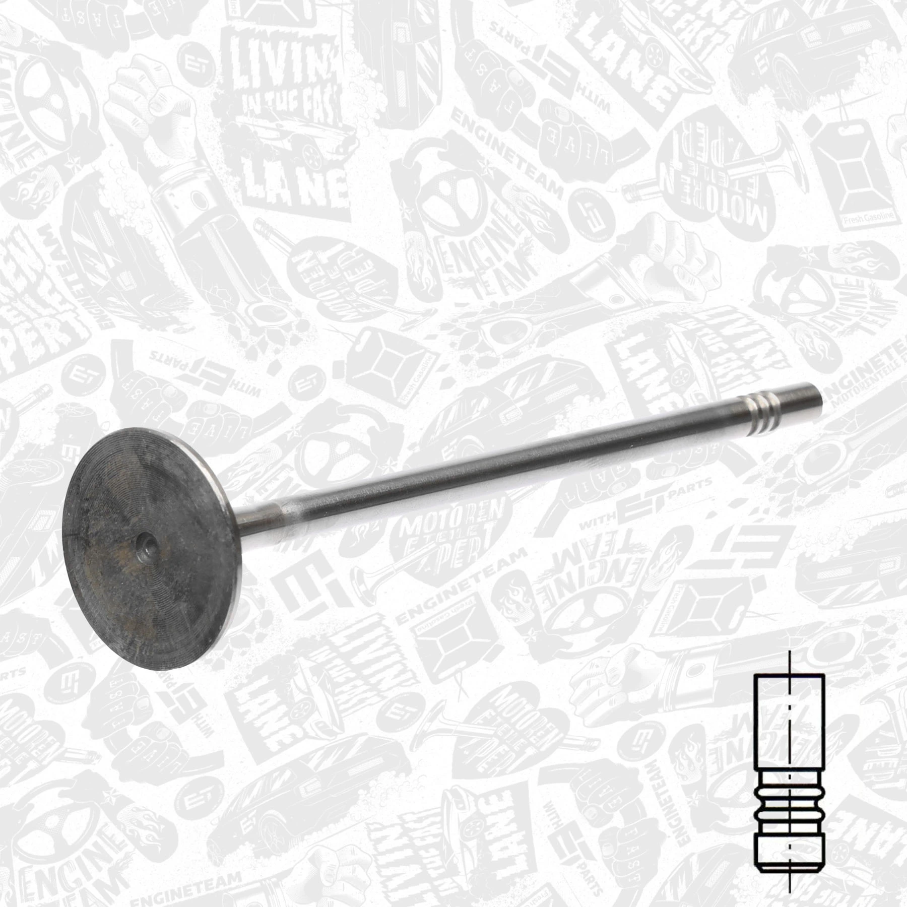 Випускний клапан двигуна Gieffe 3148BMCR