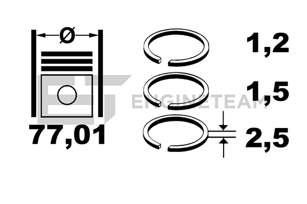  ET Engineteam PM005750 ціна, від 73.22 USD