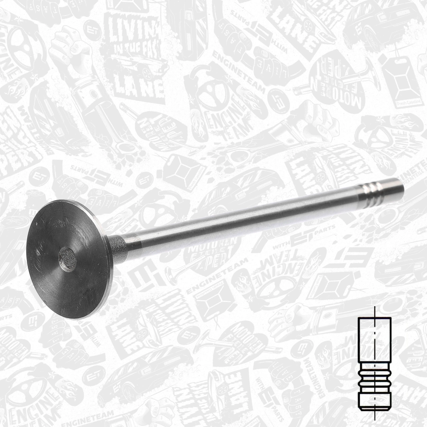 Клапан впускний Gieffe 1271SCR ціна, від 5.58 USD