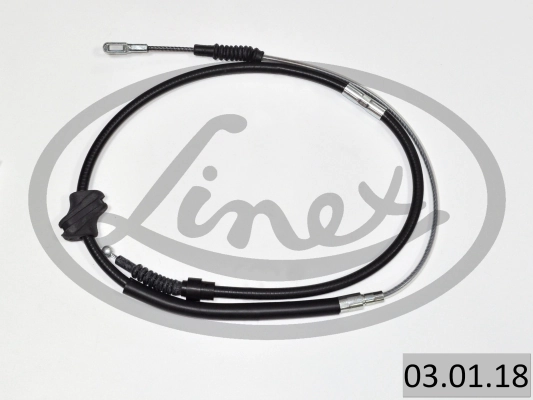 LIN030118 Linex Трос ручного гальма задній, правий/лівий