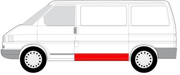 FP9558001 Klokkerholm Поріг зовнішній лівий
