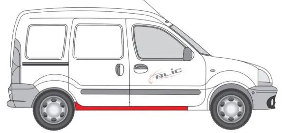 Поріг зовнішній правий 4max 6505066010012P ціна, від 74.61 USD