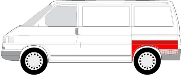 FP9558531 Klokkerholm Крило заднє ліве