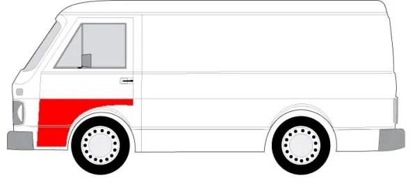 Дверь передня ліва на Volkswagen LT 28-35 I 