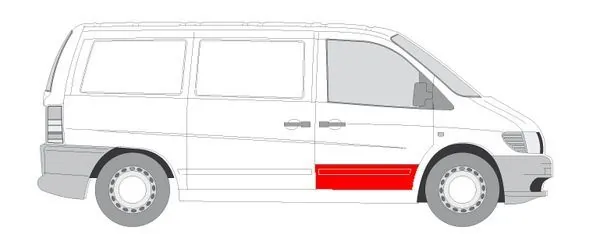 5275000512 4cars Ремонтна частина передніх дверей