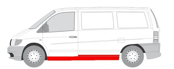 Поріг зовнішній лівий 4cars 5275000211 ціна, від 31.46 USD
