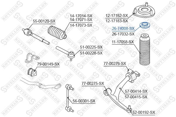 4426052010 Renault (RVI) Підшипник опори амортизатора