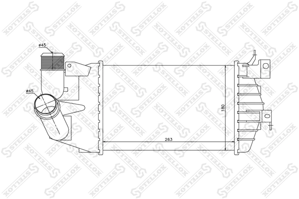 Купити Інтеркулер Opel Zafira B A05