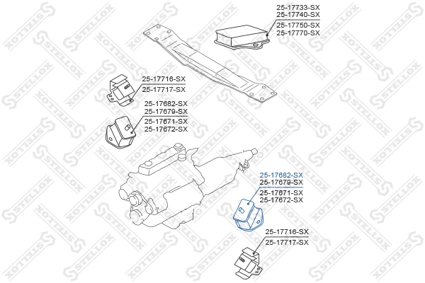 Подушка передньої опори двигуна на Nissan Terrano I WD21