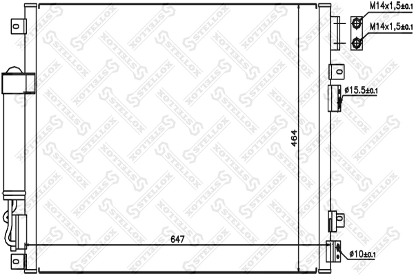Конденсатор кондиціонера Various CH3030241 ціна, від 113.45 USD