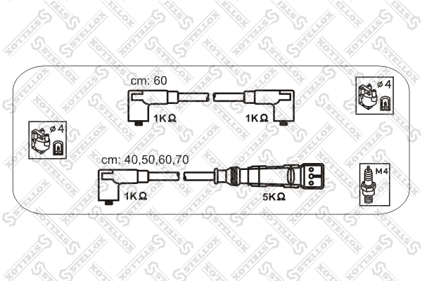 Дроти запалювання Magneti Marelli MSK749 ціна, від 36.17 USD