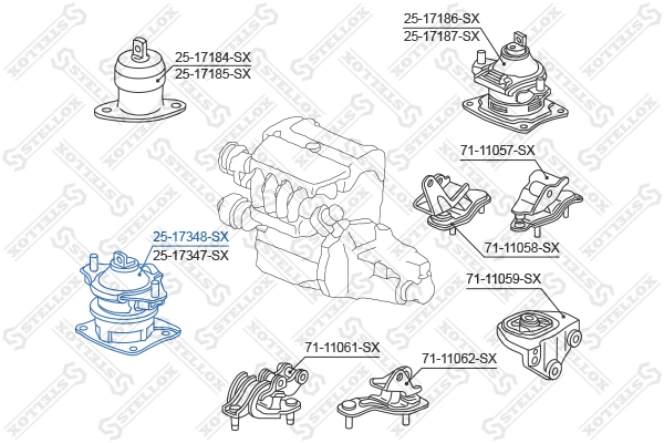 Подушка (опора) двигуна, передня Volvo 85104323 ціна, від 53.32 USD