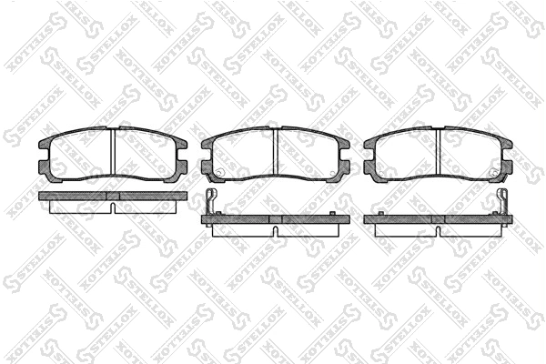 Купити 1016HP0004 Great Wall Задні колодки