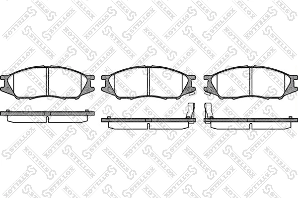 1N213328Z Mazda Передні гальмівні колодки