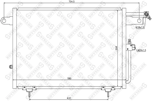 Конденсатор кондиціонера AND 42820009 ціна, від 84.47 USD