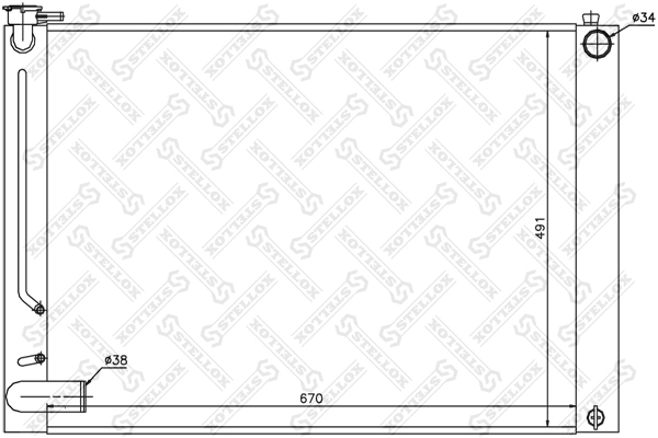 Радіатор основний Koyorad A2688 ціна, від 132.07 USD