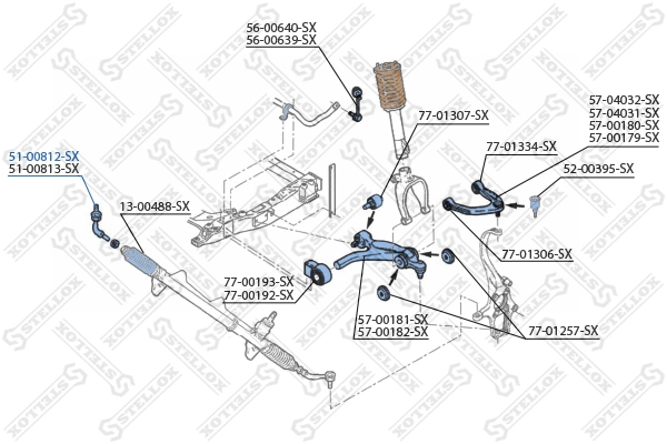 Наконечник рульовий Alfa Romeo 159 седан (939) (2005 - 2011) ціна, від 19.03 USD