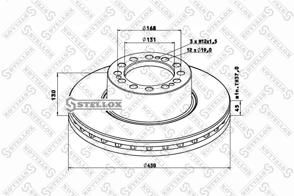 Купити MTXT601 MTX Диск заднього гальма