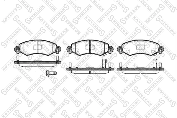 Гальмівні колодки Maxgear 6552 ціна, від 19.07 USD