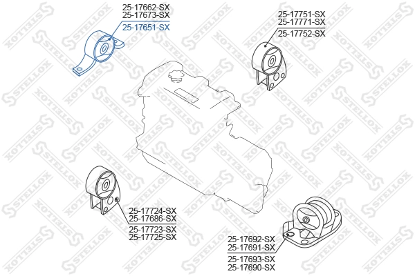 Купити Подушка (опора) двигуна, права Nissan Teana  J31