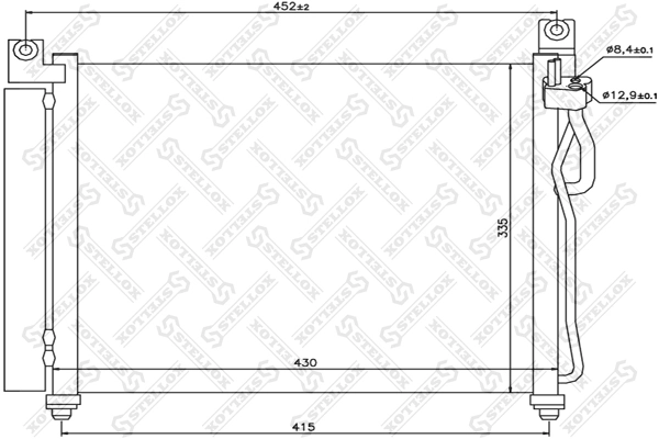Конденсатор кондиціонера Polcar 4106K8C2S ціна, від 68.34 USD